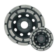 Двухрядная чашка KRUGO 125x22.23мм (гранит/бетон; сухой/мокр) - изображение 2