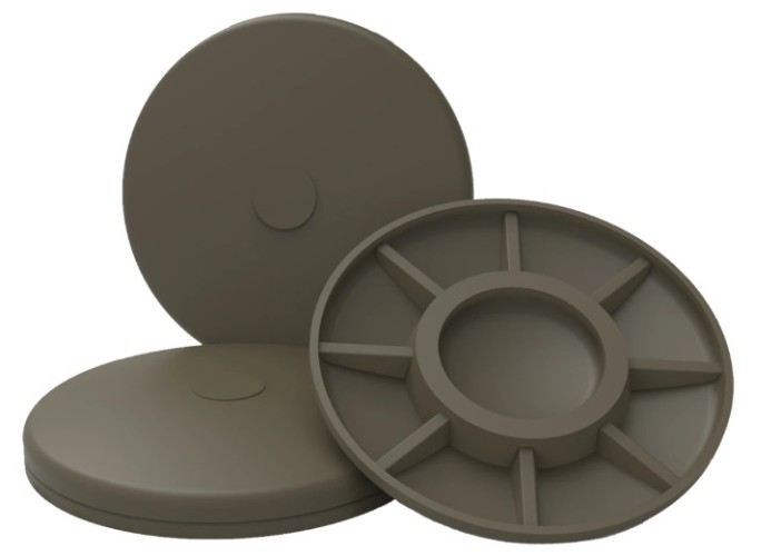 Крышка для колодца ЭКОПРОМ Rostok коричневый