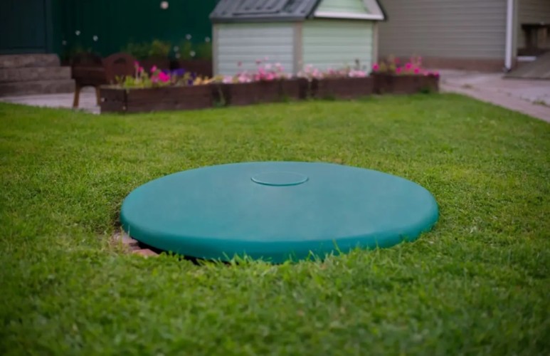 Крышка для колодца ЭКОПРОМ Rostok зеленый - изображение 2