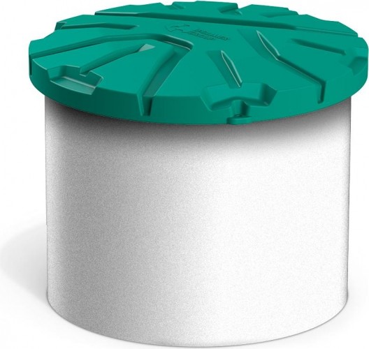 Крышка для колодца POLIMER GROUP "Роса-2" зеленый - изображение 3