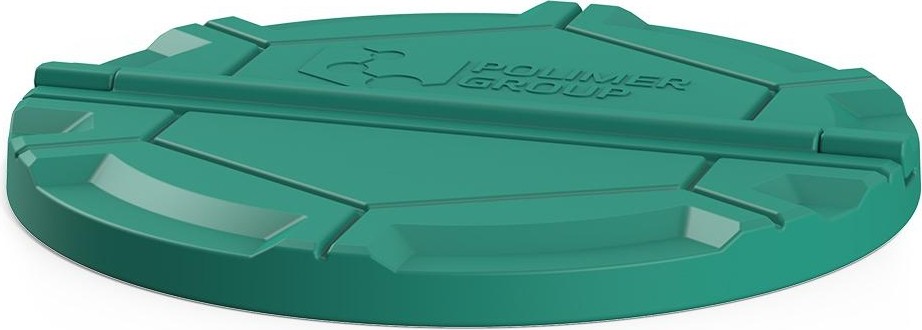 Крышка для колодца POLIMER GROUP "Роса" зеленый