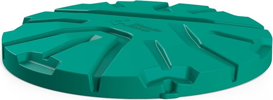 Крышка для колодца POLIMER GROUP "Роса-2" зеленый