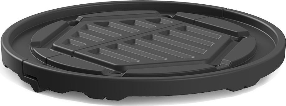 Крышка для колодца POLIMER GROUP "Роса" черный - изображение 2