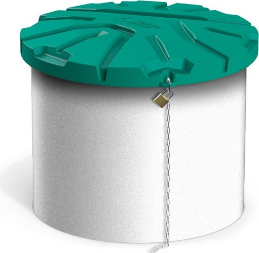 Крышка для колодца POLIMER GROUP "Роса-2" зеленый - изображение 4