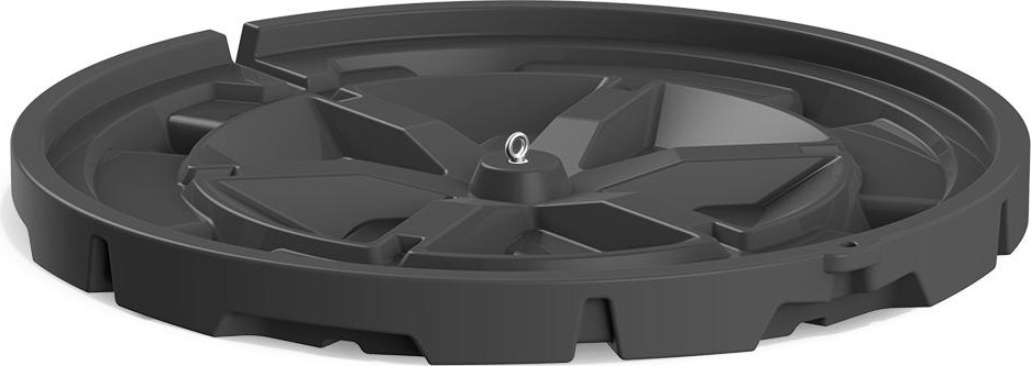 Крышка для колодца POLIMER GROUP "Роса-2" черный - изображение 2