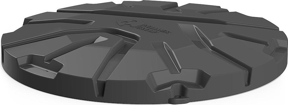 Крышка для колодца POLIMER GROUP "Роса-2" черный