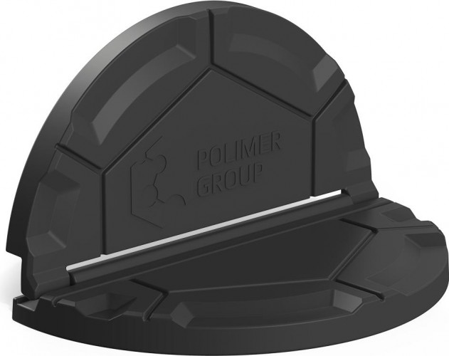 Крышка для колодца POLIMER GROUP "Роса" черный - изображение 3