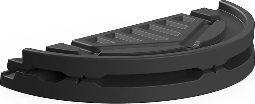 Крышка для колодца POLIMER GROUP "Роса" черный - изображение 5