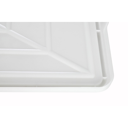 Крышка для лотка для теста 665х440х28 мм белый ПП - изображение 5