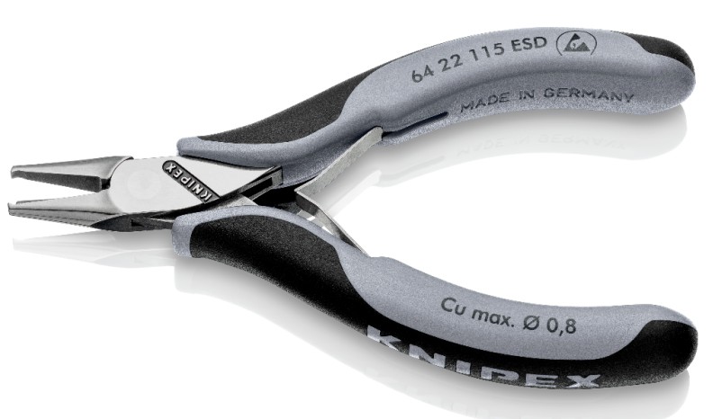 Кусачки KNIPEX KN-6422115ESD торцевые для электроники, маленькая фаска - изображение 2