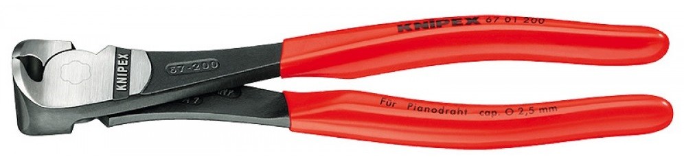 Кусачки KNIPEX KN-6701140SB торцевые особой мощности, 140 мм