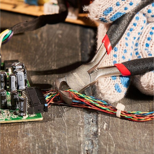 Кусачки REXANT Мини 100 мм торцевые, авторазжим, обливные рукоятки 12-4605 - изображение 3