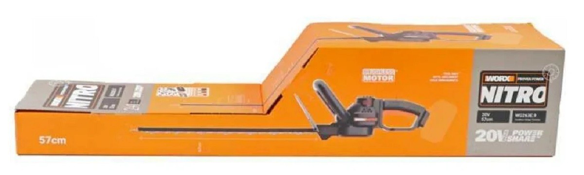 Кусторез Worx WG263E.9 аккумуляторный бесщеточный 20В, 57см, без АКБ и ЗУ - изображение 5