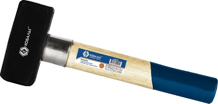Кувалда Кобальт 240-911 1000 г, деревянная рукоятка