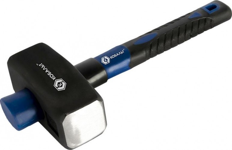 Кувалда Кобальт 240-997 2000 г, фибергласовая рукоятка обратного типа - изображение 3