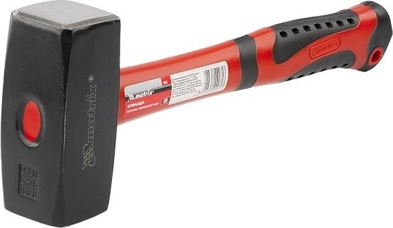 Кувалда MATRIX 10950 1.0 кг, фибергласовая обрезиненная рукоятка