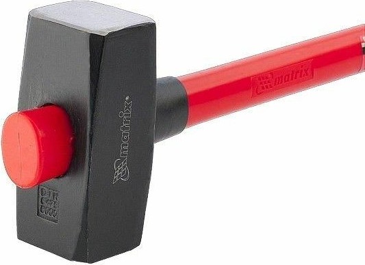 Кувалда MATRIX MASTER 10962 8.0 кг, фибергласовая обрезиненная рукоятка 10962 - изображение 2