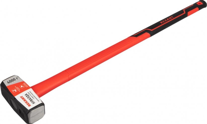 Кувалда REXANT 12-8134 с фибергласовой обрезиненной рукояткой 4000 г