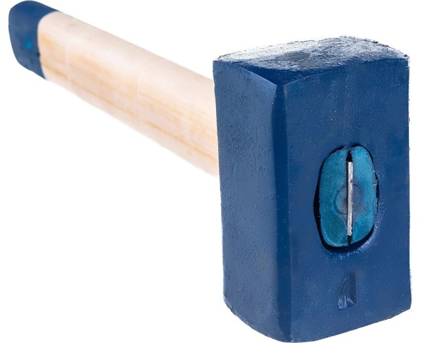 Кувалда Сибин 20133-4 с удлиненной деревянной рукояткой, 4 кг - изображение 2