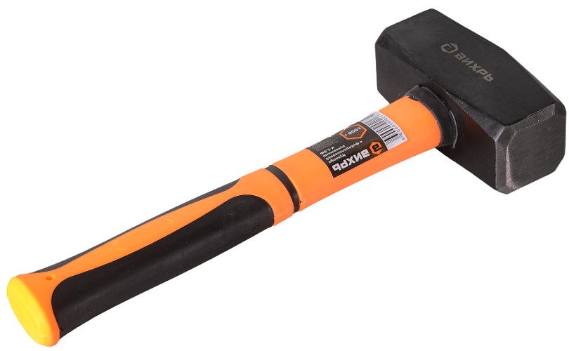 Кувалда ВИХРЬ 1.5кг фиберглассовая рукоятка 73/6/1/3 - изображение 4