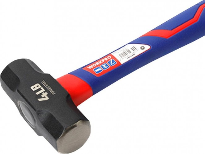 Кувалда WORKPRO WP241033 2000гр, с фиберглассовой рукояткой - изображение 3