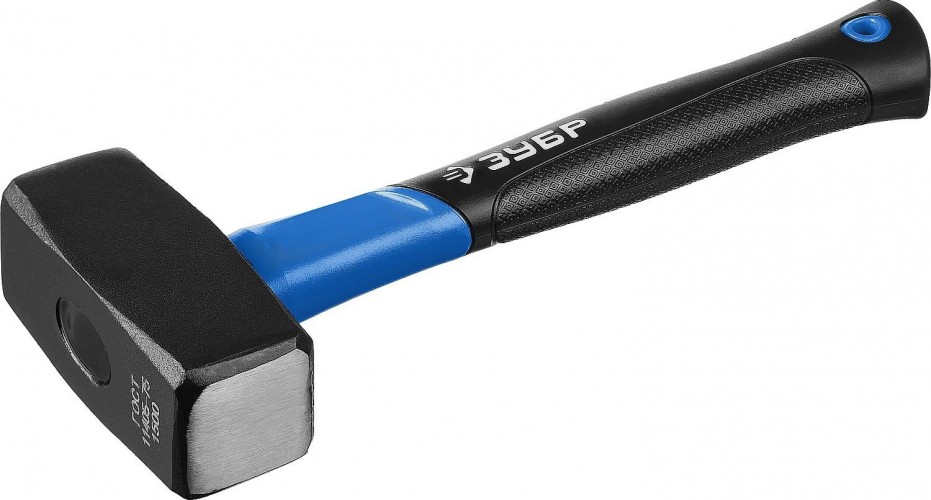 Кувалда ЗУБР ПРОФЕССИОНАЛ 1.5 кг с фиберглассовой рукояткой 2010-15_z02 - изображение 2