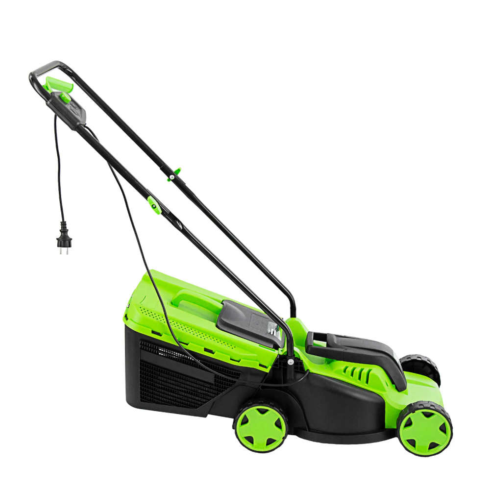 Газонокосилка электрическая L1200, 1200 Вт, ширина 32 см, 3 уровня, пластиковый травосборник 30 л. С - изображение 3