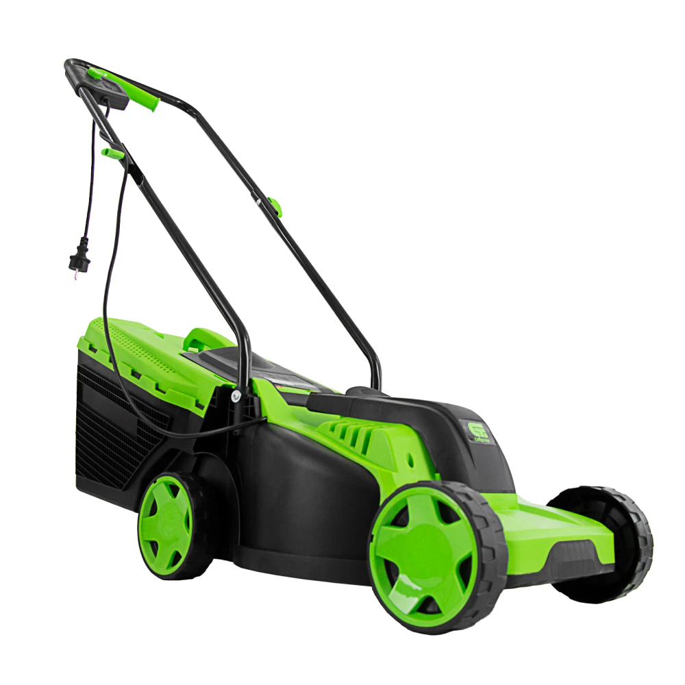 Газонокосилка электрическая L1200, 1200 Вт, ширина 32 см, 3 уровня, пластиковый травосборник 30 л. С - изображение 4