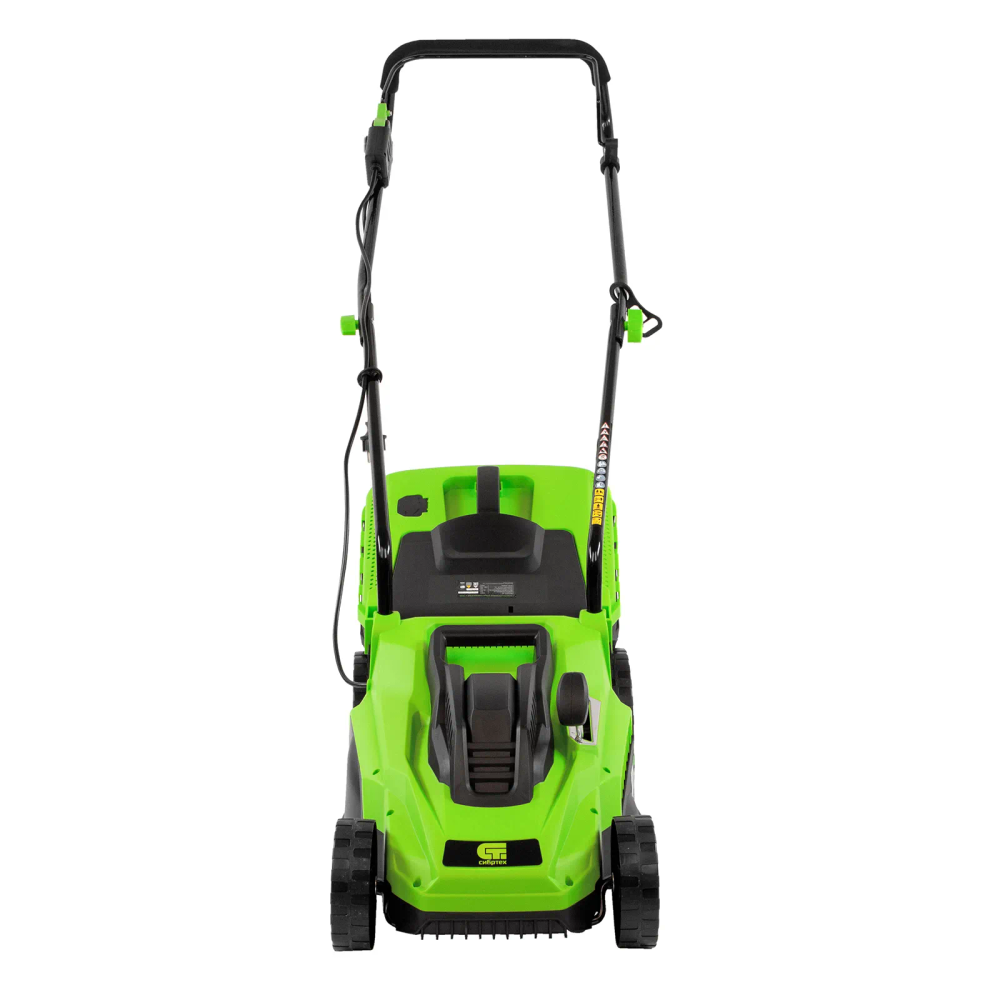 Газонокосилка электрическая L1500, 1500 Вт, ширина 33 см, 5 уровней, пластиковый травосборник 35 л С - изображение 31