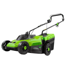 Газонокосилка электрическая L1500, 1500 Вт, ширина 33 см, 5 уровней, пластиковый травосборник 35 л С - изображение 9