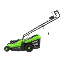 Газонокосилка электрическая L1500, 1500 Вт, ширина 33 см, 5 уровней, пластиковый травосборник 35 л С - изображение 16