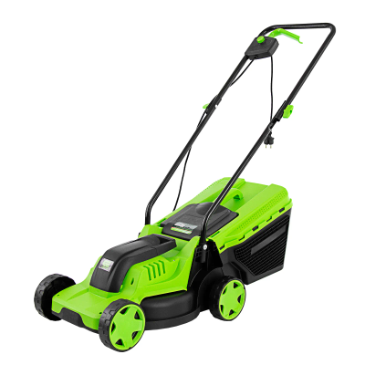 Газонокосилка электрическая L1500, 1500 Вт, ширина 33 см, 5 уровней, пластиковый травосборник 35 л С - изображение 29