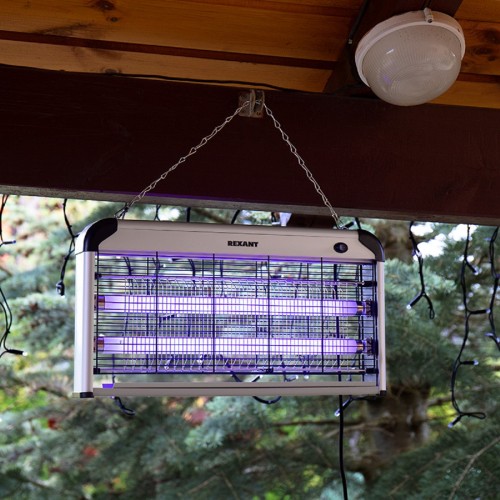 Лампа антимоскитная REXANT 71-0056 S 100м², 2х15Вт, 220В - изображение 3
