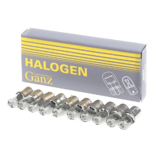 Лампа галогеновая GANZ GIP06095 H6W 12V 6W BAX9s 10 шт.