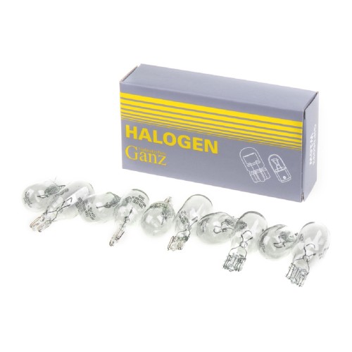 Лампа галогеновая GANZ GIP06093 W16W T15 12V 16W W2.1x9.5d 10 шт.