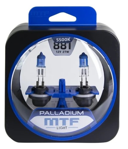 Лампа галогеновая MTF LIGHT серия PALLADIUM Н27(881), 12V, 27W HPA1281 - изображение 2