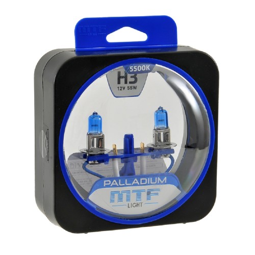 Лампа галогеновая MTF LIGHT серия PALLADIUM H3, 12V, 55W HPA1203