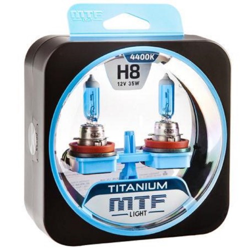 Лампа галогеновая MTF LIGHT серия TITANIUM H8, 12V, 35W HTN1208 - изображение 4