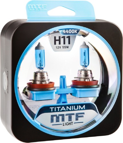 Лампа галогеновая MTF LIGHT серия TITANIUM H11, 12V, 55W HTN1211 - изображение 4
