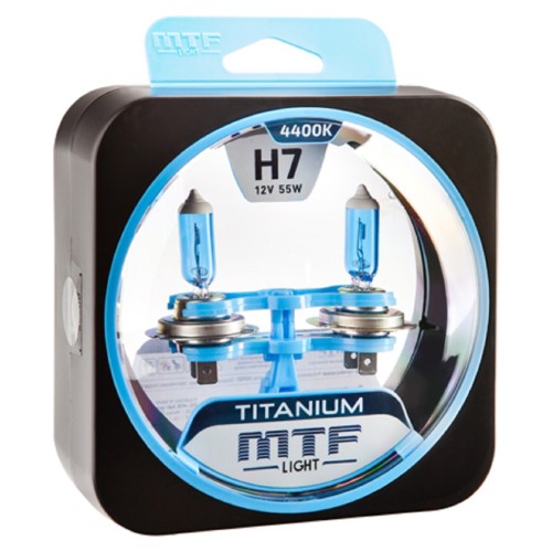 Лампа галогеновая MTF LIGHT серия TITANIUM H7, 12V, 55W HTN1207