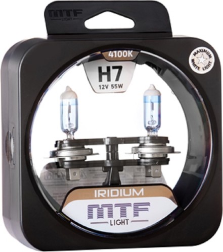 Лампа галогеновая MTF LIGHT серия IRIDIUM H7, 12V, 55W HRD1207 - изображение 4