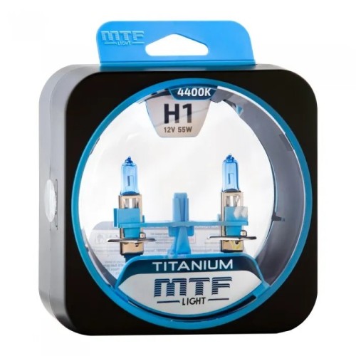 Лампа галогеновая MTF LIGHT серия TITANIUM H1, 12V, 55W HTN1201 - изображение 2