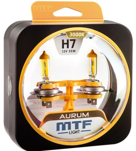 Лампа галогеновая MTF LIGHT серия AURUM H7, 12V, 55W HAU1207 - изображение 2