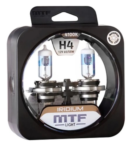 Лампа галогеновая MTF LIGHT серия IRIDIUM H4, 12V, 60/55W HRD1204 - изображение 2