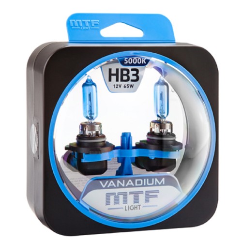 Лампа галогеновая MTF LIGHT серия VANADIUM HB3(9005), 12V, 65W HVN12B3