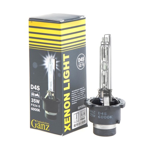 Лампа ксеноновая GANZ GIP06086 ксеноновая D4S 12V 35W P32d-5 6000K