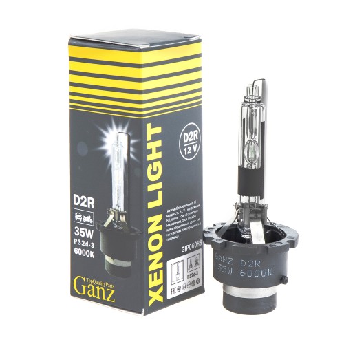 Лампа ксеноновая GANZ GIP06088 ксеноновая D2R 12V 35W P32d-3 6000K