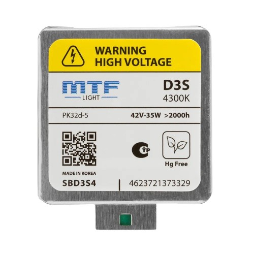 Лампа ксеноновая MTF LIGHT D3S, 42В, 35Вт, 4300К ORIGINAL SBD3S4 - изображение 3