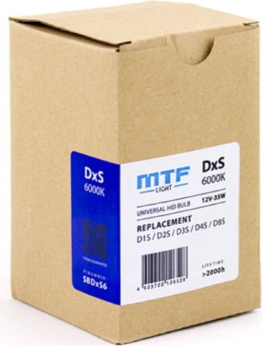 Лампа ксеноновая MTF LIGHT DxS не требуется) SBDxS6 - изображение 3