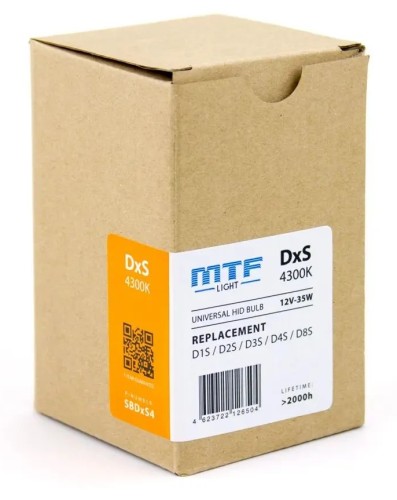 Лампа ксеноновая MTF LIGHT DxS не требуется) SBDxS4 - изображение 3
